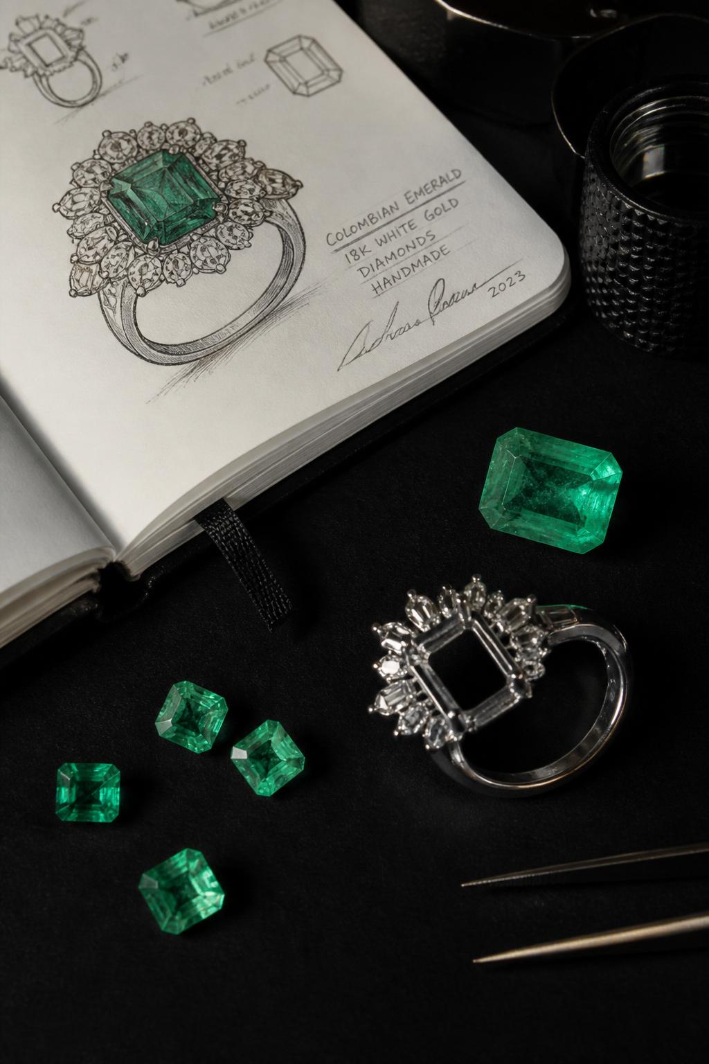 Bespoke Emerald Jewelry by VEDRA Emeralds