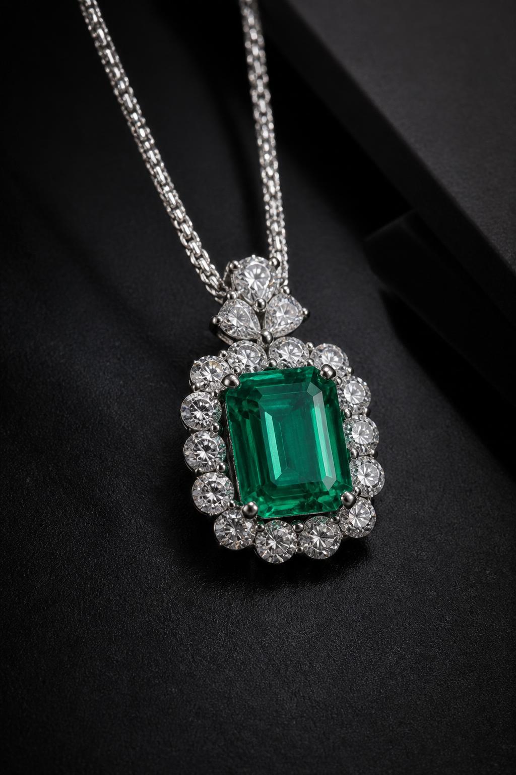 Emerald Necklaces — Colombian emerald jewelry